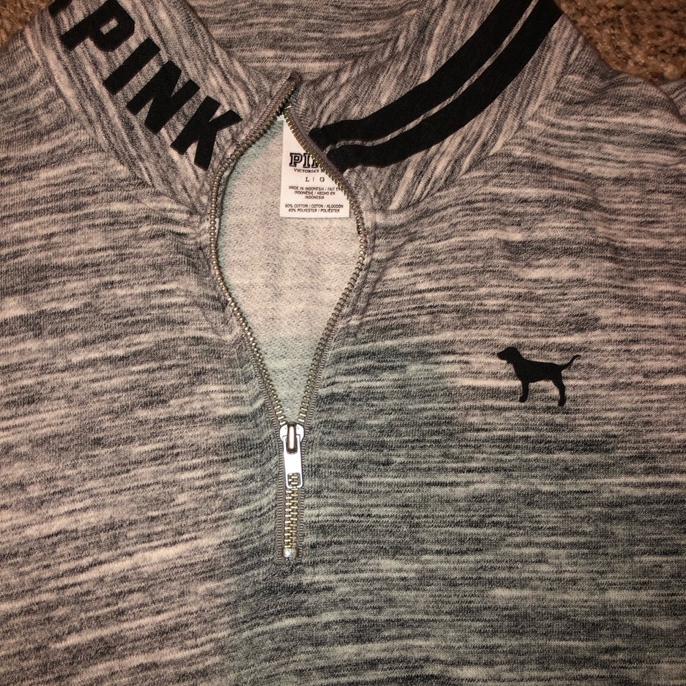 PINK Victoria’s Secret quarter zip - Picture 2 of 6
